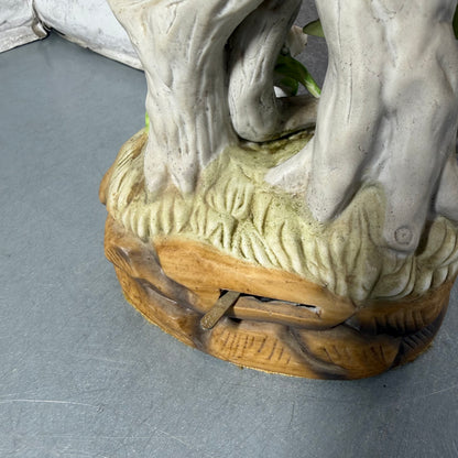 Vintage Arnart Porcelain Bird Music Figurine