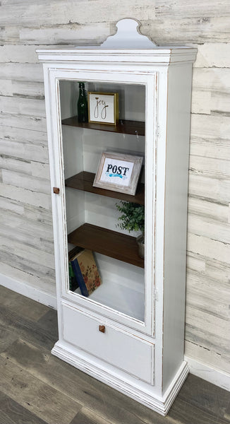 White Antique Cabinet