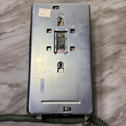 Vintage Green Western Electric Model Rotary Wall Mount Telephone