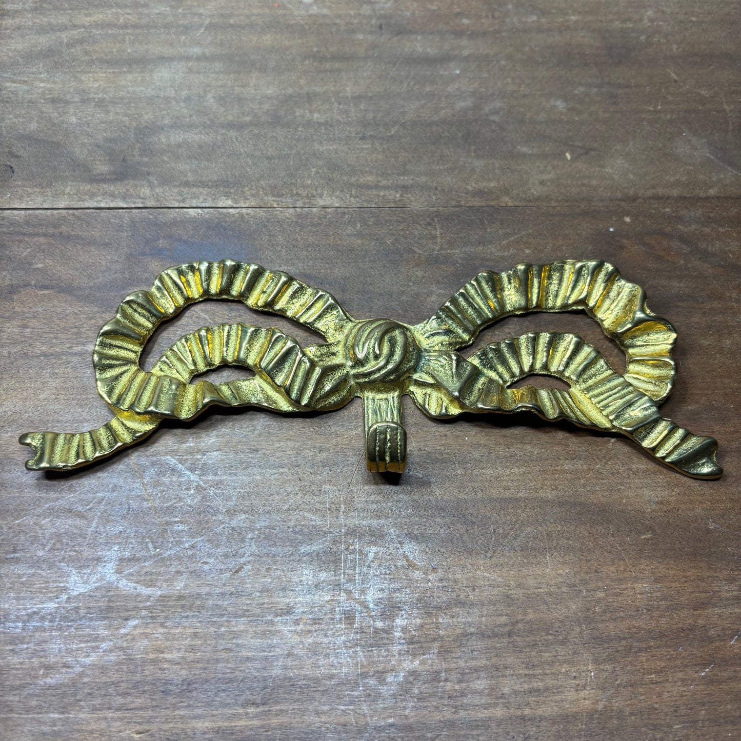 Vintage Andrea By Sadek Brass Bow Hook