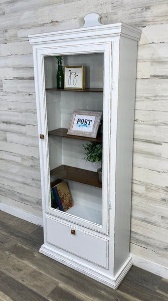 White Antique Cabinet