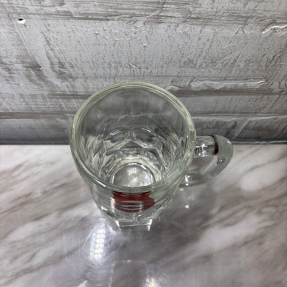 Vintage Large A & W Root Beer Glass Mug Red Arrow Bullseye Logo