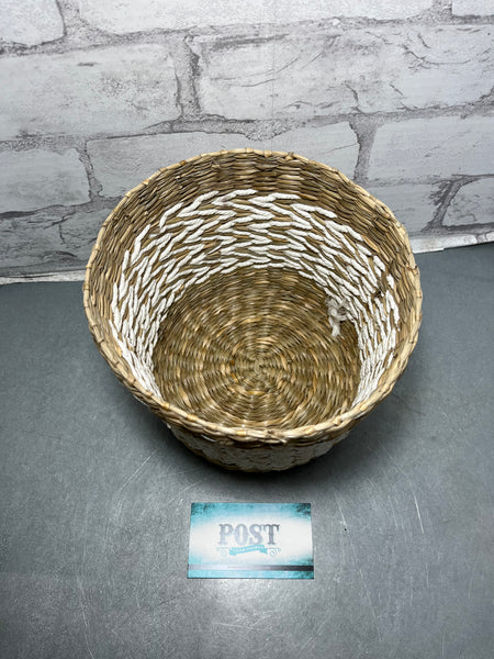 Wicker And Rope Basket