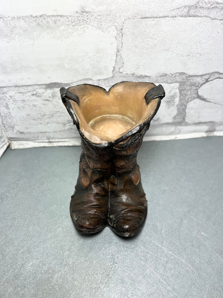 Cowboy Boot Candle Holder