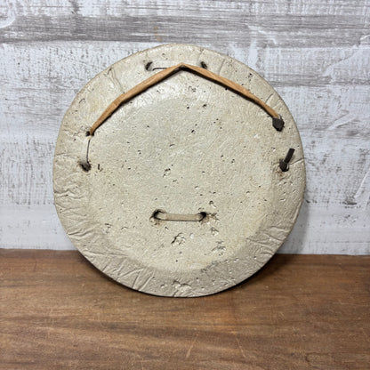 Vintage Native American Geometric Sand Cast Plaque