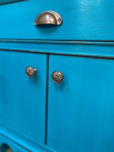 Matching Set Of 2 Teal Nightstands