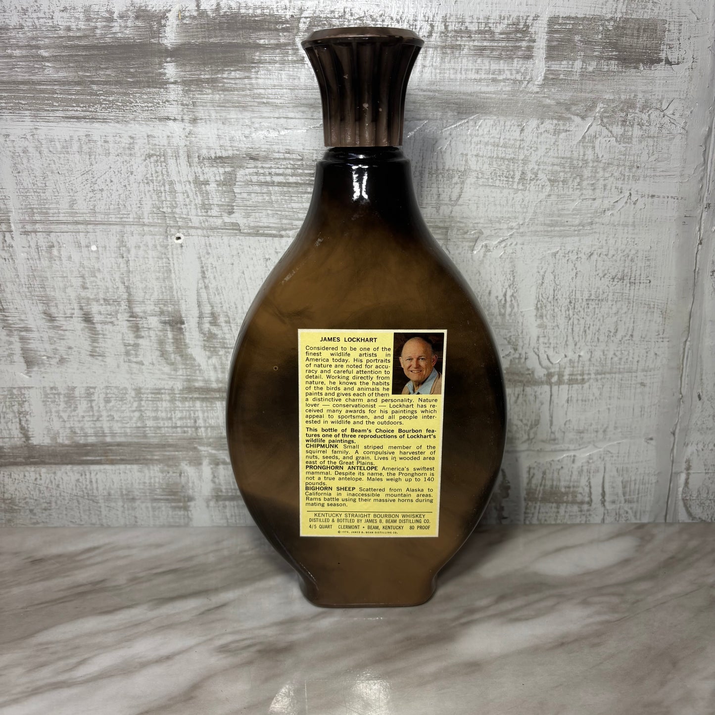 Vintage Beam’s Choice The Bighorn Sheep Bourbon Decanter