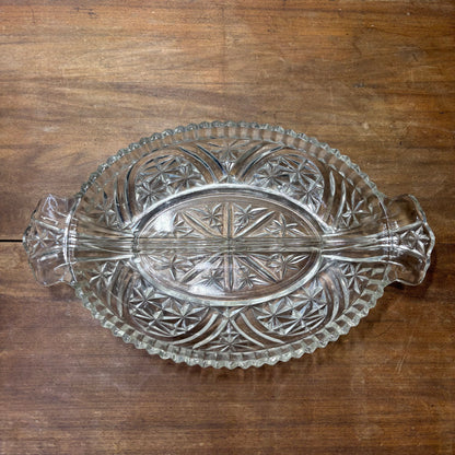 Vintage Anchor Hocking Divided Relish Dish