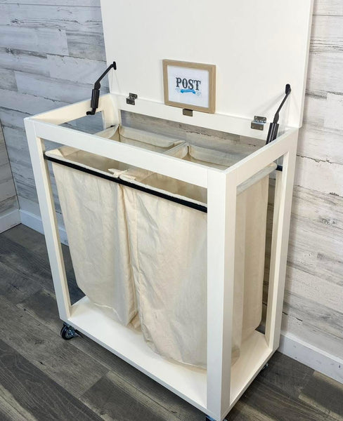 Pottery Barn Laundry Cart