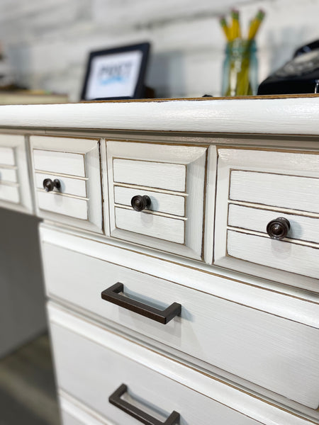 Large White Farmhouse Desk