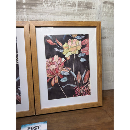 Vibrant Floral Wall Art Set