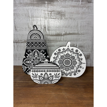 Double Sided Fall/ Halloween Decor Set