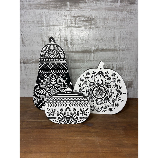 Double Sided Fall/ Halloween Decor Set