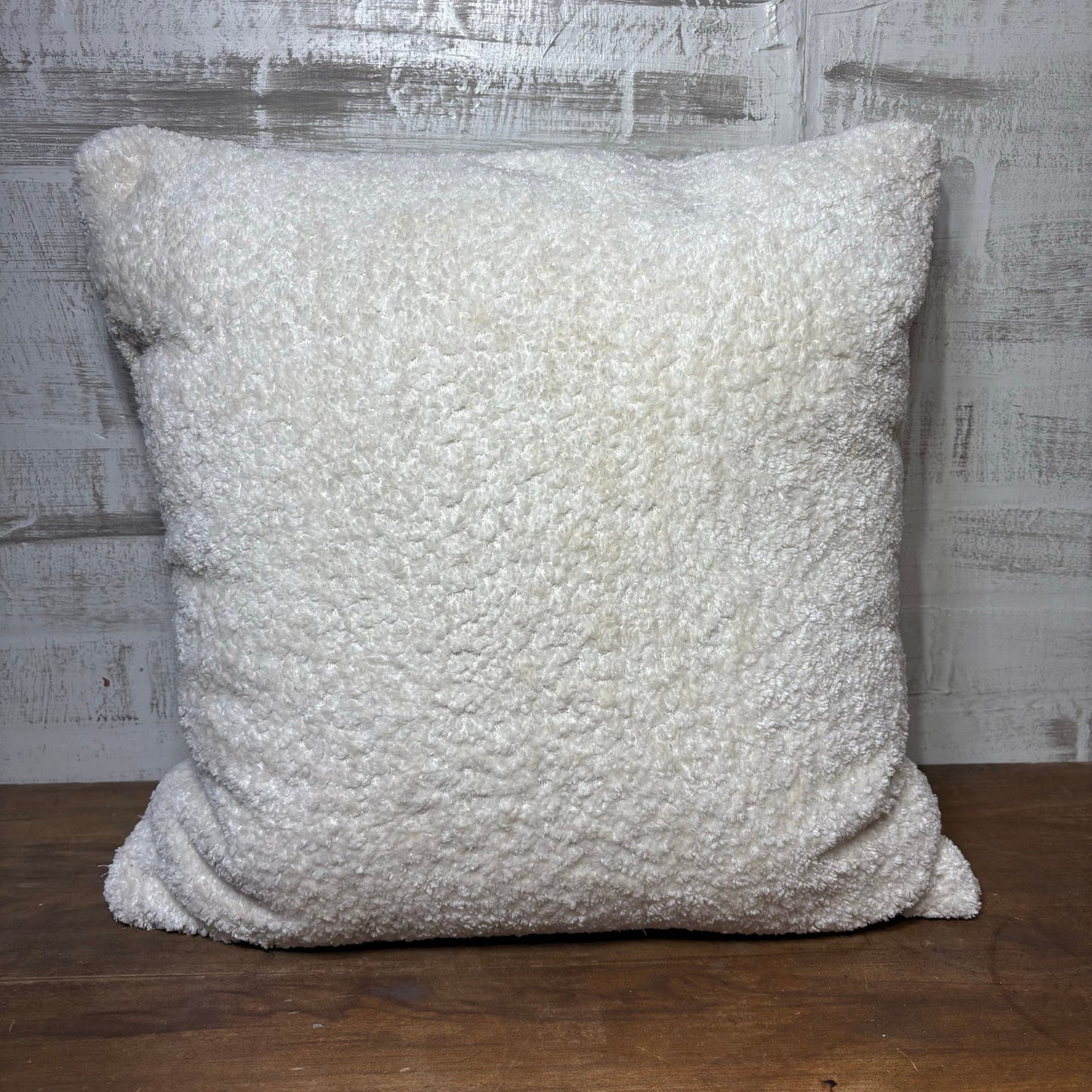 Soft White Throw Pillow