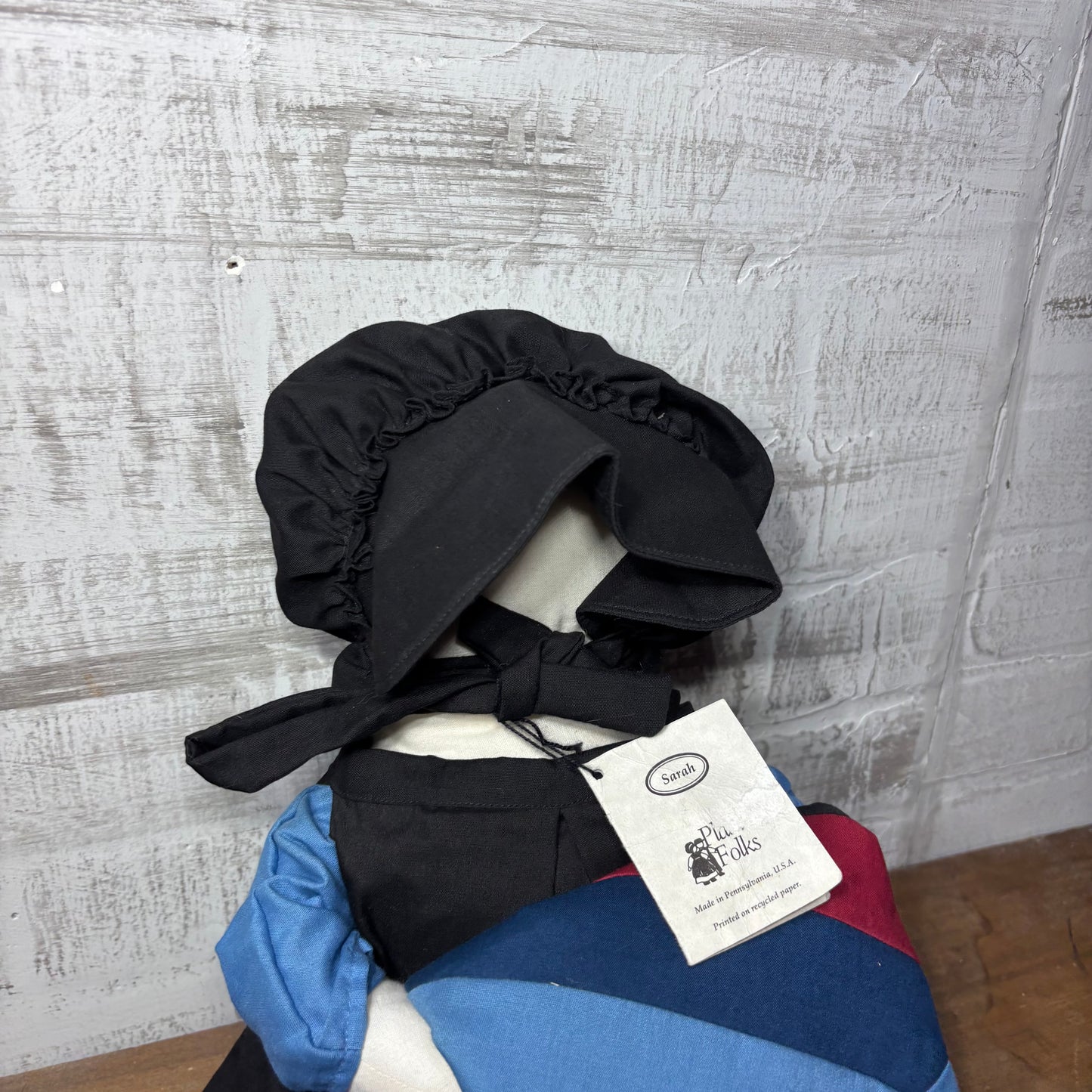 Vintage Cloth Faceless Folk/ Amish Doll