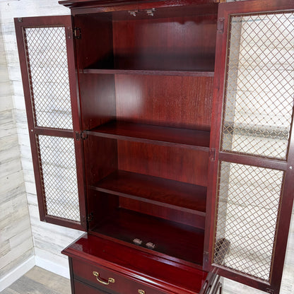 Vintage File Cabinet W/ Hutch