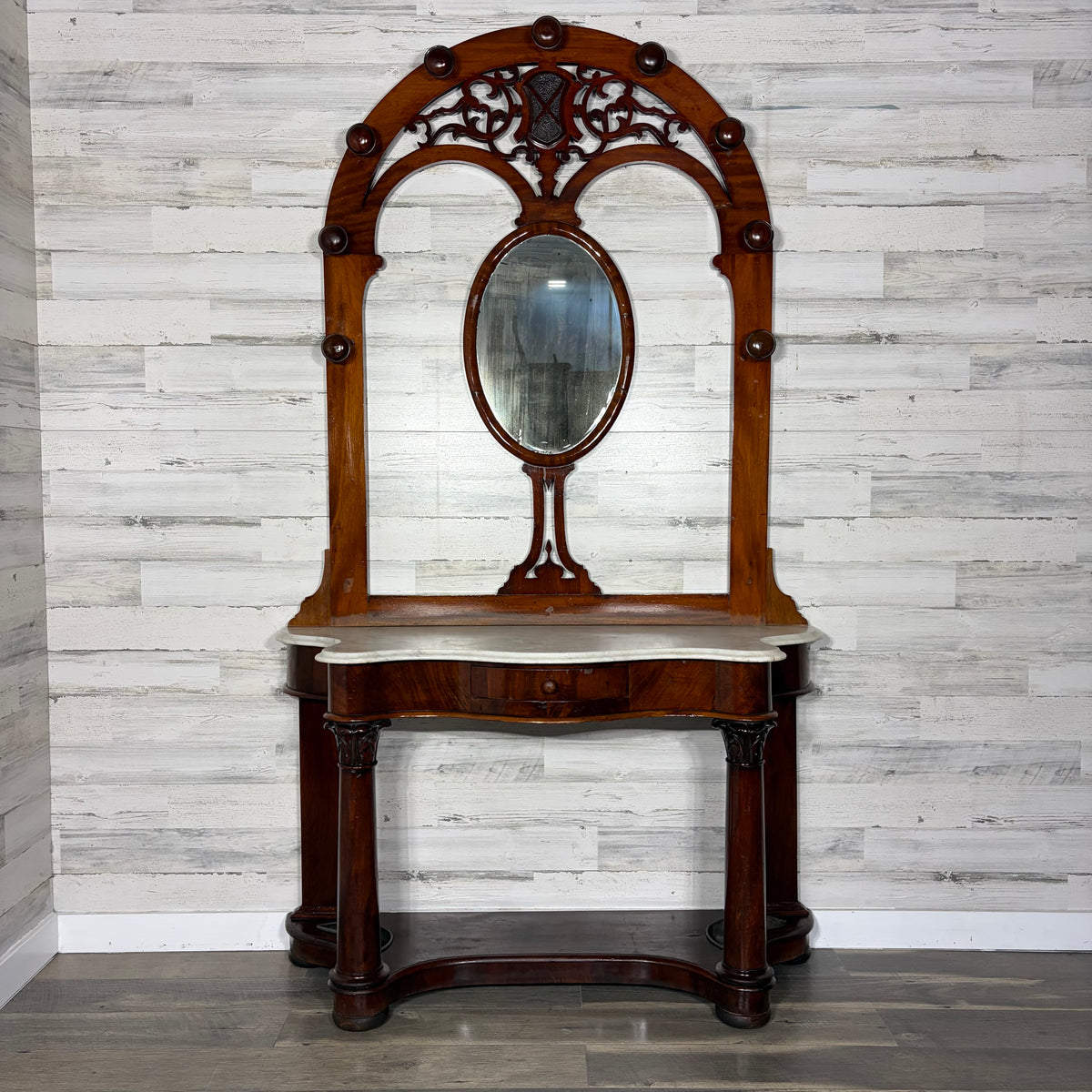 Antique Victorian Hall Tree