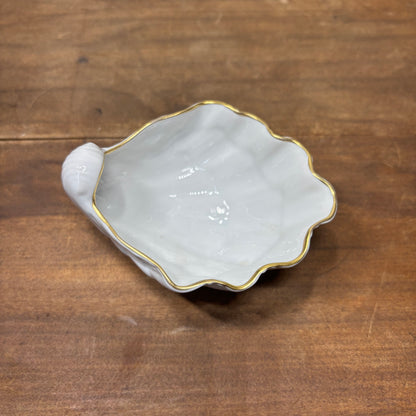 Vintage MMA Porcelain Oyster Shaped Trinket Dish
