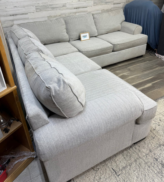 Light Gray 2pc Sectional Couch