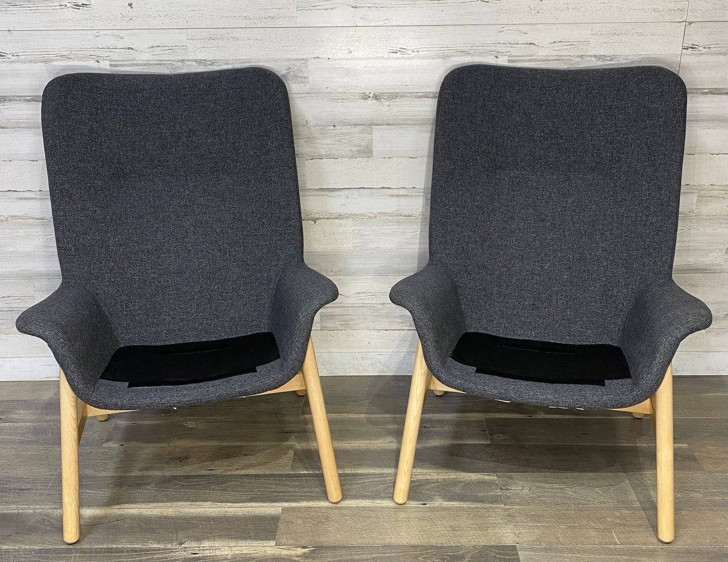 Gray Modern Arm Chairs Set Of 2