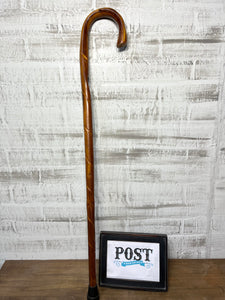 Hand Carved Wooden Cane