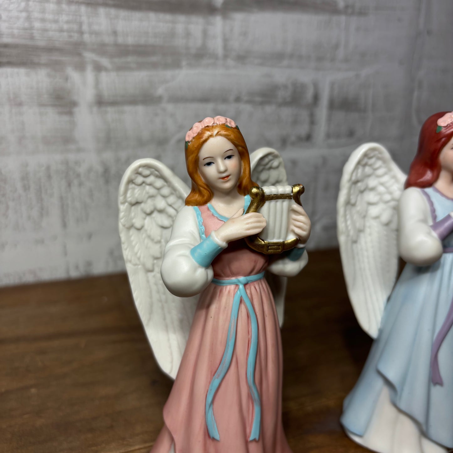 Vintage Homco Porcelain “Heavenly Duet” Angels