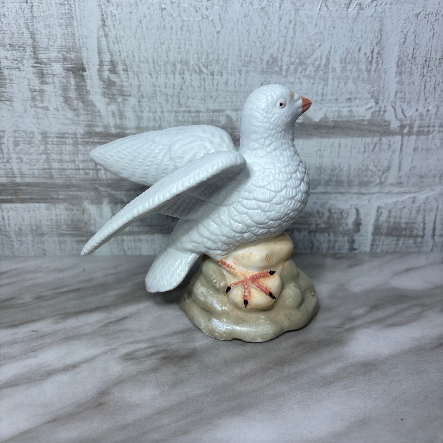 Vintage Porcelain White Dove