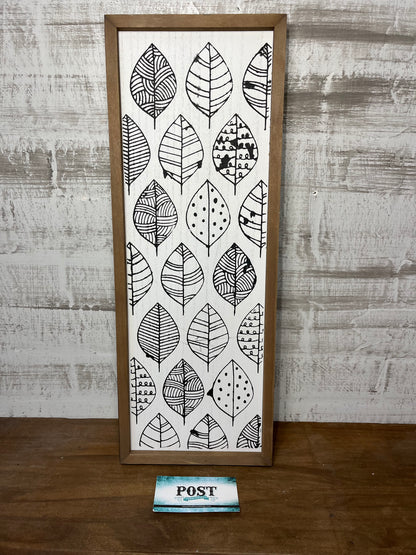 Reversible Mushroom/ Leaf Wall Decor