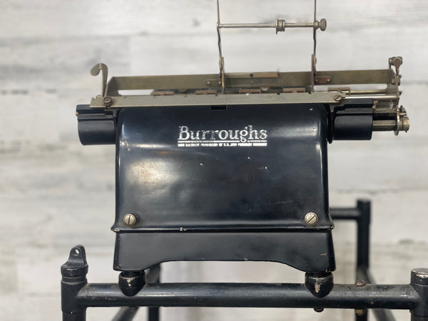 Antique Adding Machine and Stand