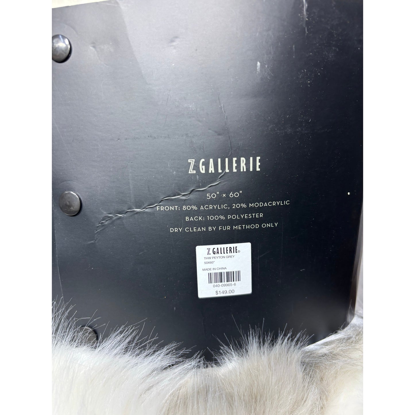 Z-Gallerie Peyton Throw Blanket