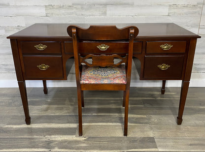 Bombay Desk & Antique Chair Set