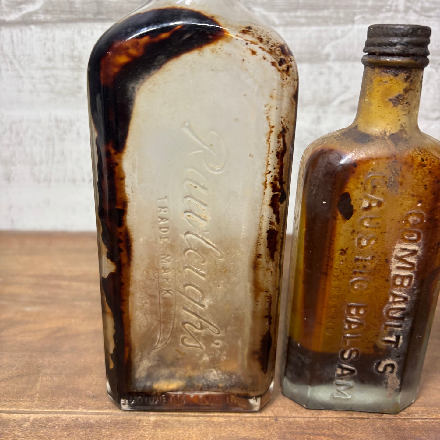 Antique Glass Bottle Set #8
