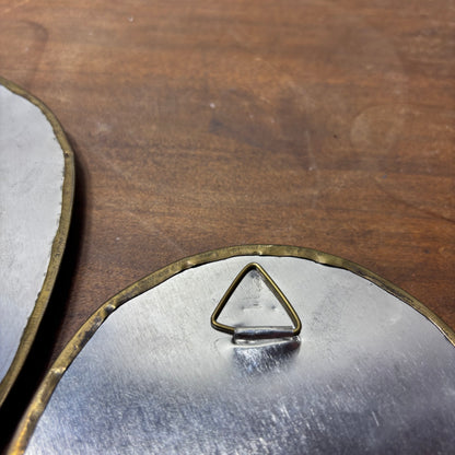 Small Oval Gold Mirror Set Of 2