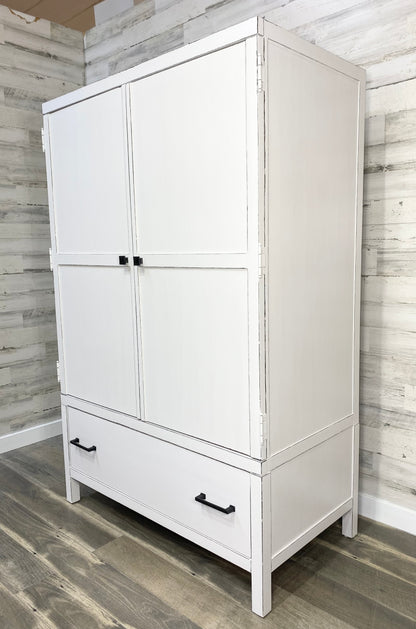 Modern White Armoire Zocalo