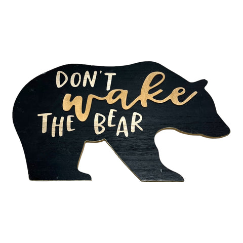 “Don’t Wake The Bear” Wall Decor