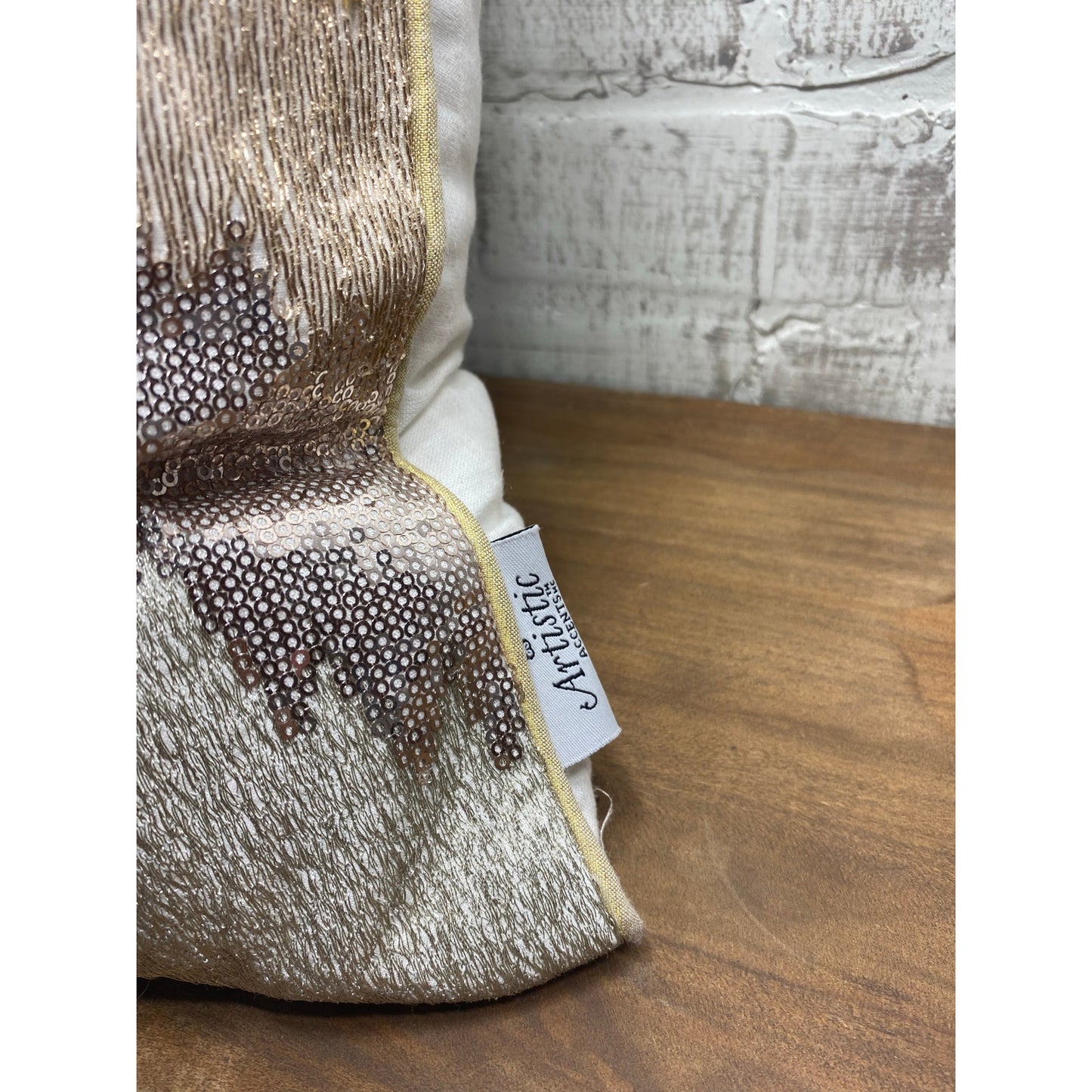 Decorative Sequined Pillow