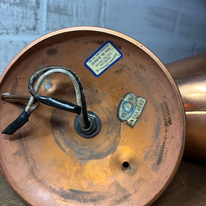 Mid Century Copper Wall Sconce