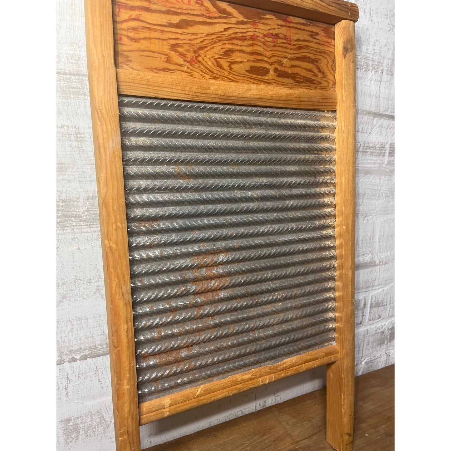 Antique Wooden Washboard