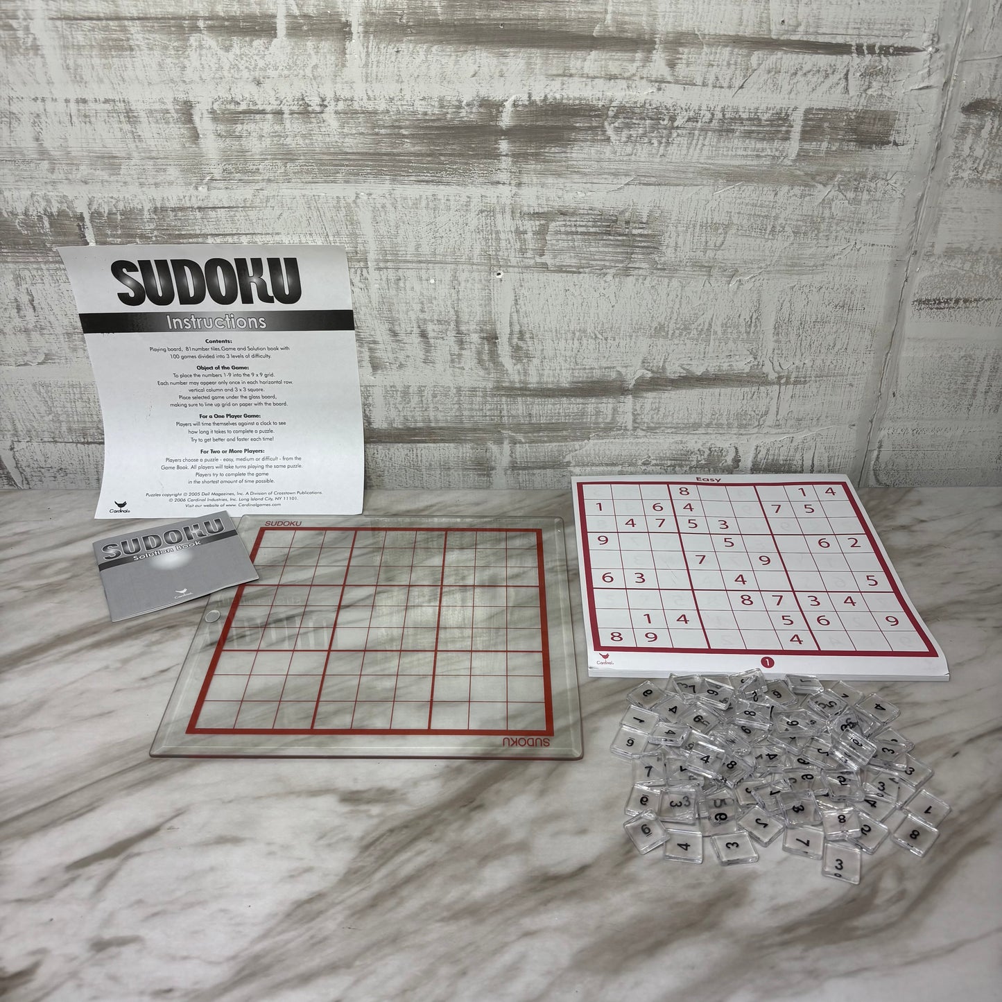 Sudoku Game W/ Glass Board
