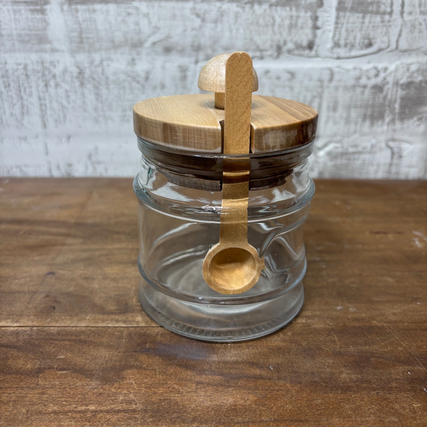 Glass Sugar/ Honey Jar