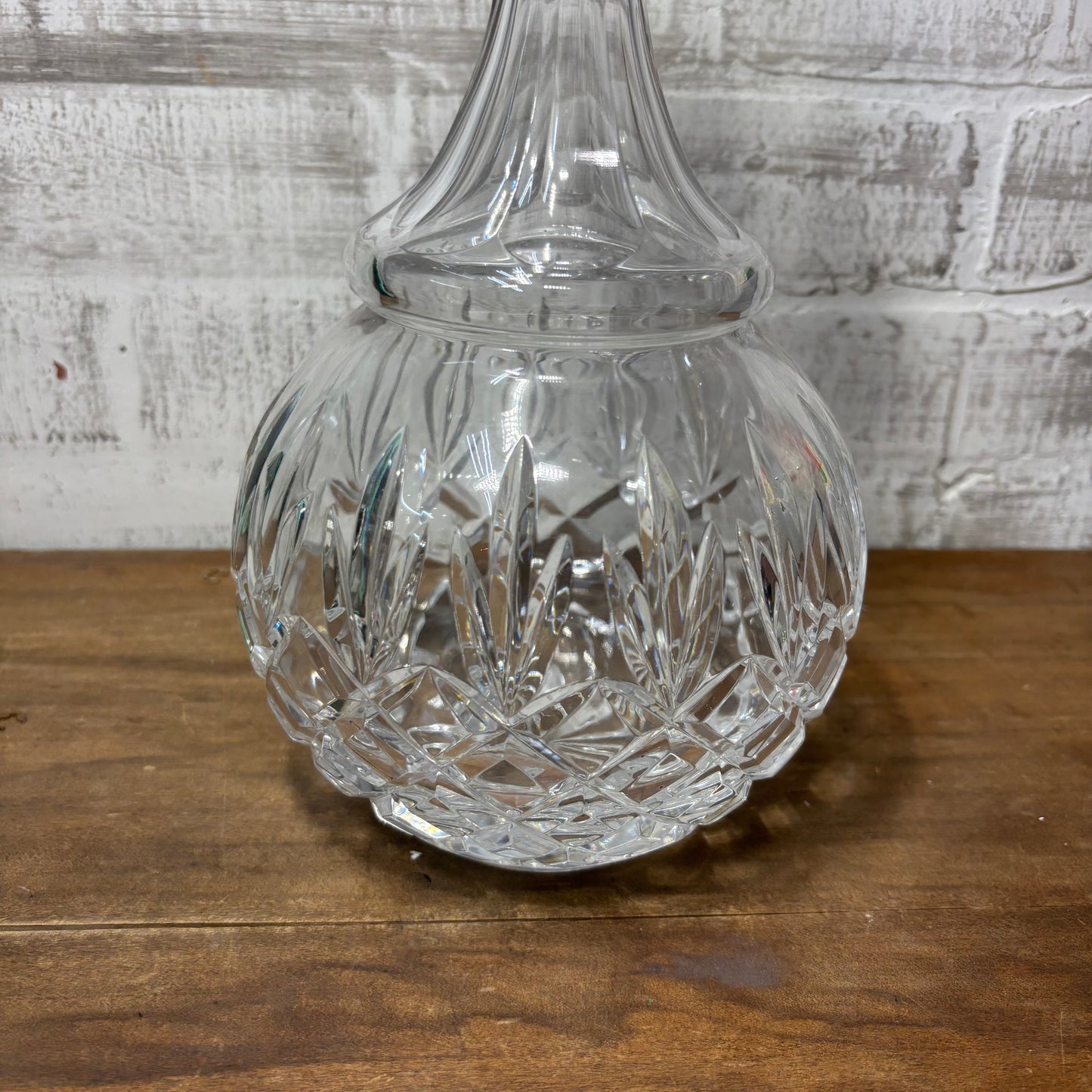 Round Crystal Glass Decanter