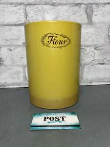 Vintage Burlington Metal “Flour” Canister