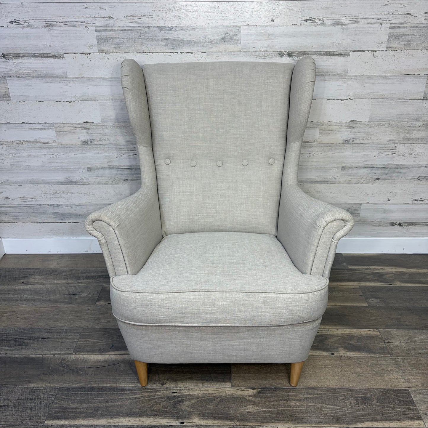 IKEA Strandmon Wingback Chair Gray