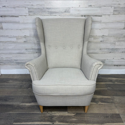 IKEA Strandmon Wingback Chair Gray