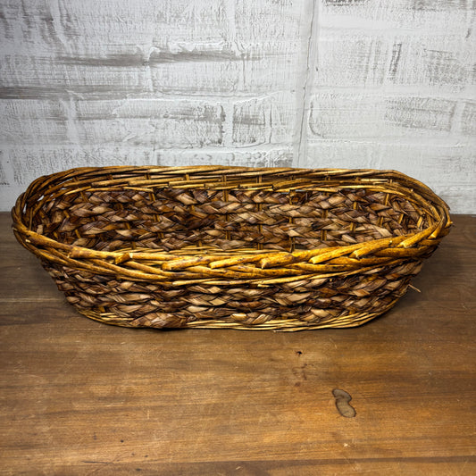 Oval Woven Seagrass Basket