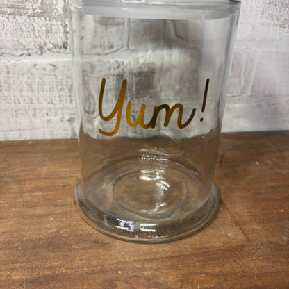 “Yay” Glass Canister