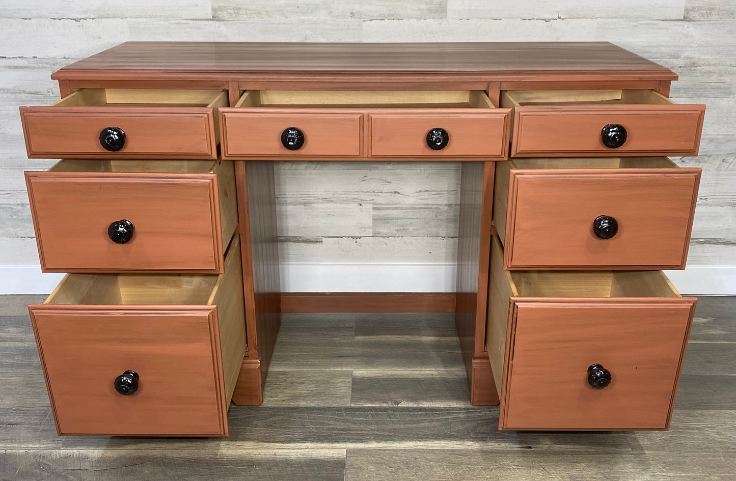 Terracotta Orange Desk