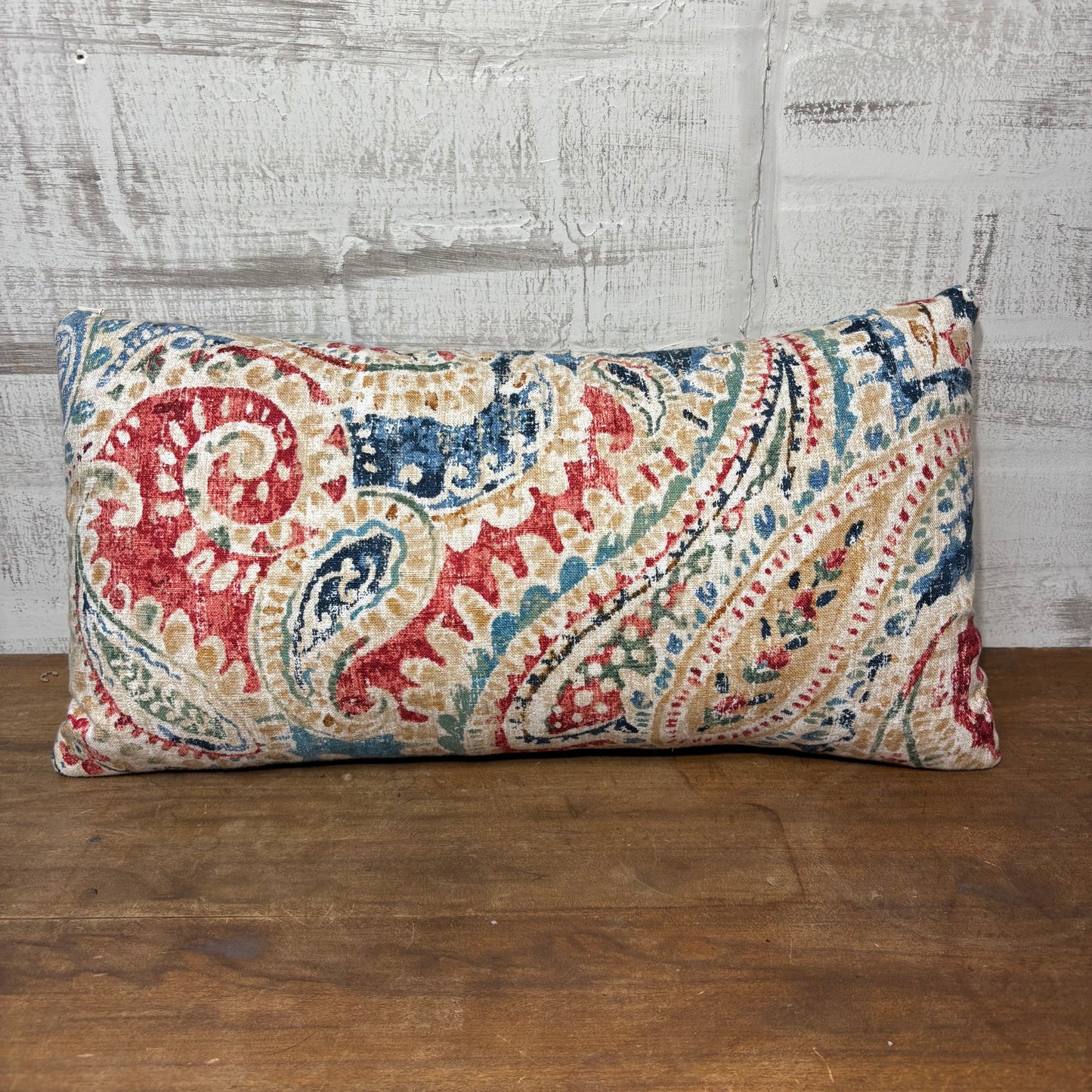 Paisley Pattern Lumbar Pillow