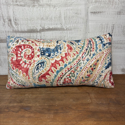 Paisley Pattern Lumbar Pillow