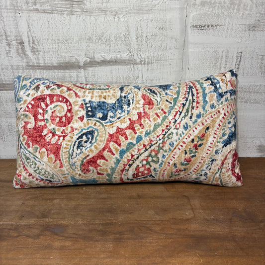 Paisley Pattern Lumbar Pillow